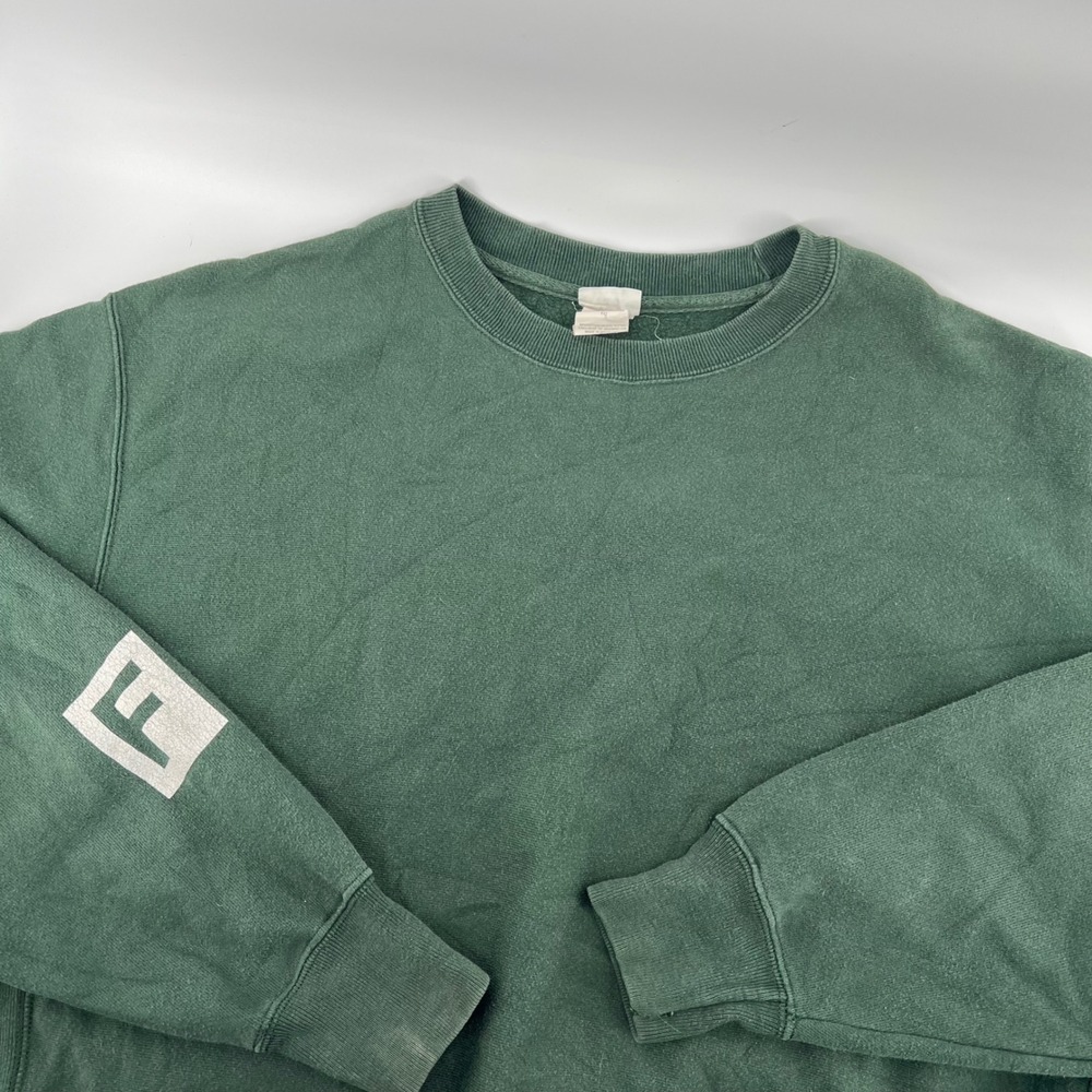 Champion Reverse Weave The Fader Sweatshirt Mens XL Green S149 Crewneck Pullover